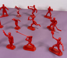 Load image into Gallery viewer, Lot of 23 1976  Vintage Red Plastic Olympic Sport Figures
