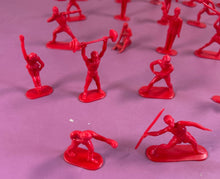 Load image into Gallery viewer, Lot of 23 1976  Vintage Red Plastic Olympic Sport Figures
