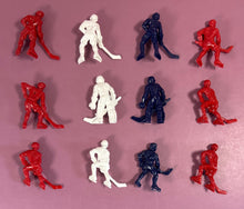 Load image into Gallery viewer, Vintage 1957 Kellogg's Cereal Premium Plastic Hockey Players Lot of 12
