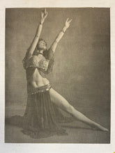 Load image into Gallery viewer, Autographed Rosalie Belly Dancer Photo on Grumbacher Canvas Board 12x14
