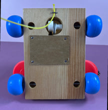 Load image into Gallery viewer, Vintage 1961 Fisher-Price Chatter Telephone #747 Wooden Pull Toy USA
