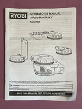 Load image into Gallery viewer, Ryobi AIRgrip MultiTASKit EMM0001 Vacuum Mount System with Case &amp; Manual
