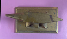 Load image into Gallery viewer, Art Deco Bauhaus Bronze Anvil Bench Tool – Jeweler Goldsmith
