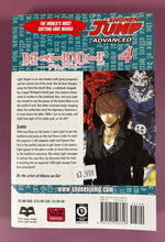 Load image into Gallery viewer, Death Note Manga English Shonen Jump Advanced Vol 1-4 Lot Set Tsugumi Ohba
