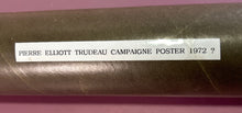 Load image into Gallery viewer, Vintage Pierre Trudeau Liberal Party of Canada Election Campaign Poster
