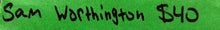 Load image into Gallery viewer, Sam Worthington Signed AVATAR Photo w/ Zoe Saldana as Jake Sully &amp; Neytiri
