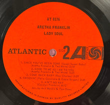 Load image into Gallery viewer, Aretha Franklin - Lady Soul Vinyl LP Record 1968 Mono Atlantic AT 8176
