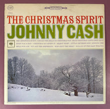 Load image into Gallery viewer, Johnny Cash The Christmas Spirit 1963 Vinyl LP Columbia CS 8917 Promo
