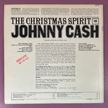 Load image into Gallery viewer, Johnny Cash The Christmas Spirit 1963 Vinyl LP Columbia CS 8917 Promo
