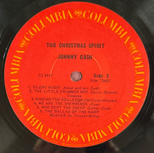 Load image into Gallery viewer, Johnny Cash The Christmas Spirit 1963 Vinyl LP Columbia CS 8917 Promo
