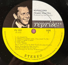 Load image into Gallery viewer, Frank Sinatra - Watertown LP Vinyl Record Album 1970 Reprise FS 1031
