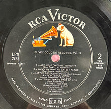 Load image into Gallery viewer, Elvis Presley - Elvis' Golden Records Vol. 3 - 1963 RCA Victor LP (LPM-2765)
