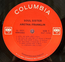 Load image into Gallery viewer, Aretha Franklin - Soul Sister Vinyl LP Record Columbia CL 2521 Mono (1966)
