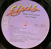 Load image into Gallery viewer, Elvis Presley - Elvis in Concert 2xLP Vinyl Record 1977 RCA APL-2-2587
