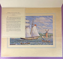 Load image into Gallery viewer, Gooderham &amp; Worts Historical Print Portfolio Schooner Fly Toronto c.1930s
