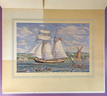 Load image into Gallery viewer, Gooderham &amp; Worts Historical Print Portfolio Schooner Fly Toronto c.1930s
