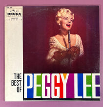 Load image into Gallery viewer, Peggy Lee - The Best Of Peggy Lee (Vinyl 2xLP, Compilation) Decca DXB 164
