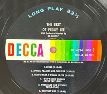 Load image into Gallery viewer, Peggy Lee - The Best Of Peggy Lee (Vinyl 2xLP, Compilation) Decca DXB 164
