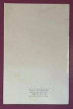 Load image into Gallery viewer, Vittorio Gassman Autographed Program 'Words' A Recital Italy in Canada
