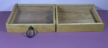 Load image into Gallery viewer, Vintage Wooden Keepsake Box with Glass Lid &amp; Heart Ring Pull
