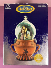 Load image into Gallery viewer, Disney Store Hercules &amp; Megara Musical Snow Globe 'Go The Distance' In Box
