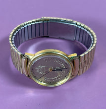 Load image into Gallery viewer, Vintage Bulova Accutron University of Toronto Gold Tone Quartz Watch
