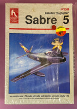 Load image into Gallery viewer, Hobby Craft HC1386 Canadair "Dogfighter" Sabre 5 Model Kit 1:72 Scale
