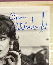Load image into Gallery viewer, Gina Lollobrigida Signed Autographed B&amp;W Photograph on Cream Mounting
