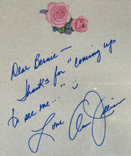 Load image into Gallery viewer, Ann Jillian Autographed Note &amp; Photo Clipping "Love Ann Jillian"
