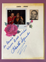 Load image into Gallery viewer, Almeta Speaks Autographed Photo Collage Signed 'To Bernie' Vintage
