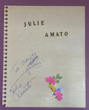 Load image into Gallery viewer, Julie Amato Signed Autographed Spiral 8x11 Page w/ Type-1 Polaroid Photo
