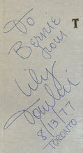 Load image into Gallery viewer, Lily Tomlin Autographed 1977 "Appearing Nitely" Tour Program Signed Toronto
