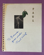 Load image into Gallery viewer, Vintage Paul Hébert Bodybuilder Signed Autograph 8x11 Page 'To Barnie'
