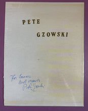 Load image into Gallery viewer, Pete Gzowski Signed Autograph 8x11 Page
