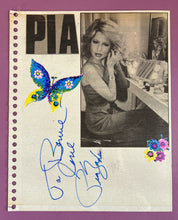 Load image into Gallery viewer, Pia Zadora &amp; Mark Murphy Dual Signed Autograph Scrapbook 8x11 Page

