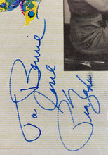 Load image into Gallery viewer, Pia Zadora &amp; Mark Murphy Dual Signed Autograph Scrapbook 8x11 Page
