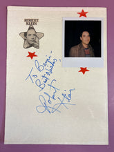 Load image into Gallery viewer, Robert Klein Autographed Signed Paper with Polaroid Photo To Bennie
