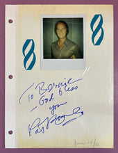 Load image into Gallery viewer, Pat Boone Autographed Album Page w/ Type-1 Polaroid Photo Dated June 14, 1991
