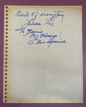 Load image into Gallery viewer, Herschel Bernardi "Fiddler on the Roof" Autographed Collage Page
