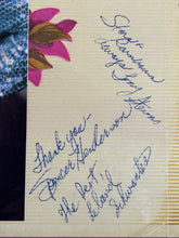 Load image into Gallery viewer, Autographed Scrapbook Page ft. Connie Martin, Brian McKay

