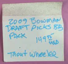 Load image into Gallery viewer, 2009 Bowman Draft Picks &amp; Prospects Baseball Unopened Hobby Pack
