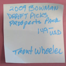 Load image into Gallery viewer, 2009 Bowman Draft Picks &amp; Prospects Baseball Sealed Hobby Pack Gordon Beckham
