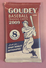 Load image into Gallery viewer, 2009 Upper Deck Goudey Baseball Hobby Pack Sealed - 8 Cards

