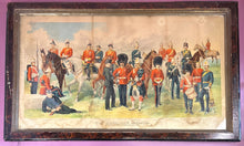 Load image into Gallery viewer, Antique 1869 Canadian Militia Uniforms Chromolithograph Christmas Globe Print
