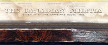 Load image into Gallery viewer, Antique 1869 Canadian Militia Uniforms Chromolithograph Christmas Globe Print
