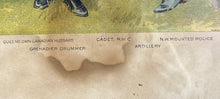 Load image into Gallery viewer, Antique 1869 Canadian Militia Uniforms Chromolithograph Christmas Globe Print
