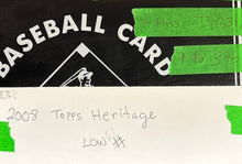 Load image into Gallery viewer, 2008 Topps Heritage Baseball Card Near Set (1-396) Low # in Binder
