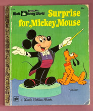 Load image into Gallery viewer, Vintage 1972 Little Golden Book D105 - Walt Disney's Surprise for Mickey
