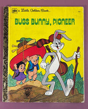 Load image into Gallery viewer, Vintage 1977 A Little Golden Book "Bugs Bunny, Pioneer" #161 Looney Tunes
