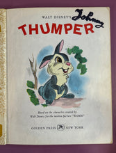 Load image into Gallery viewer, Walt Disney's Thumper A Little Golden Book (D119) Vintage 1973
